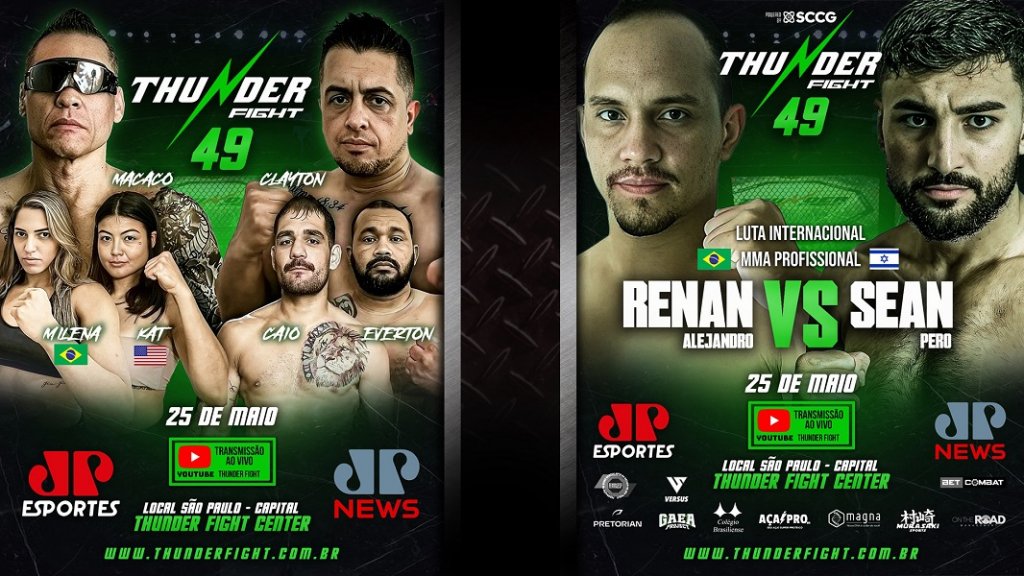 Jovem Pan fecha parceria com o Thunder Fight e leva o MMA para sua programação multiplataforma até o final de 2025