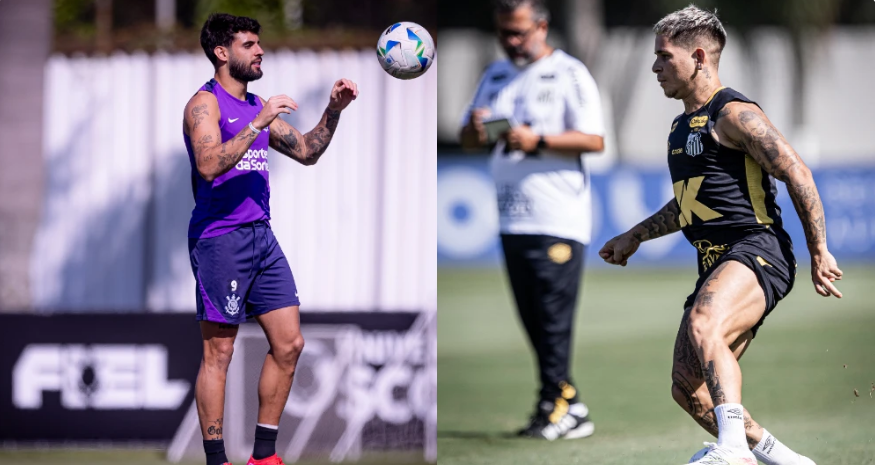 Corinthians recebe o pressionado Santos em clássico pelo Brasileirão