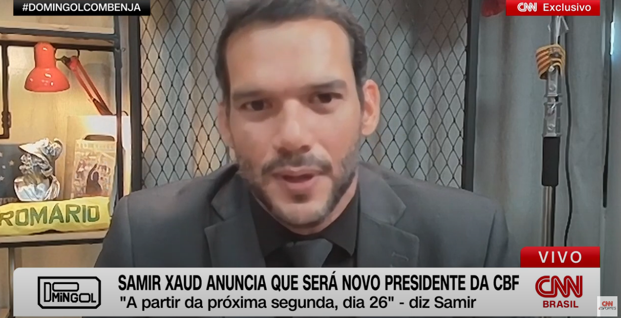 Exclusivo: Para a CNN, Xaud afirma que CBF vai valorizar ligas de futebol