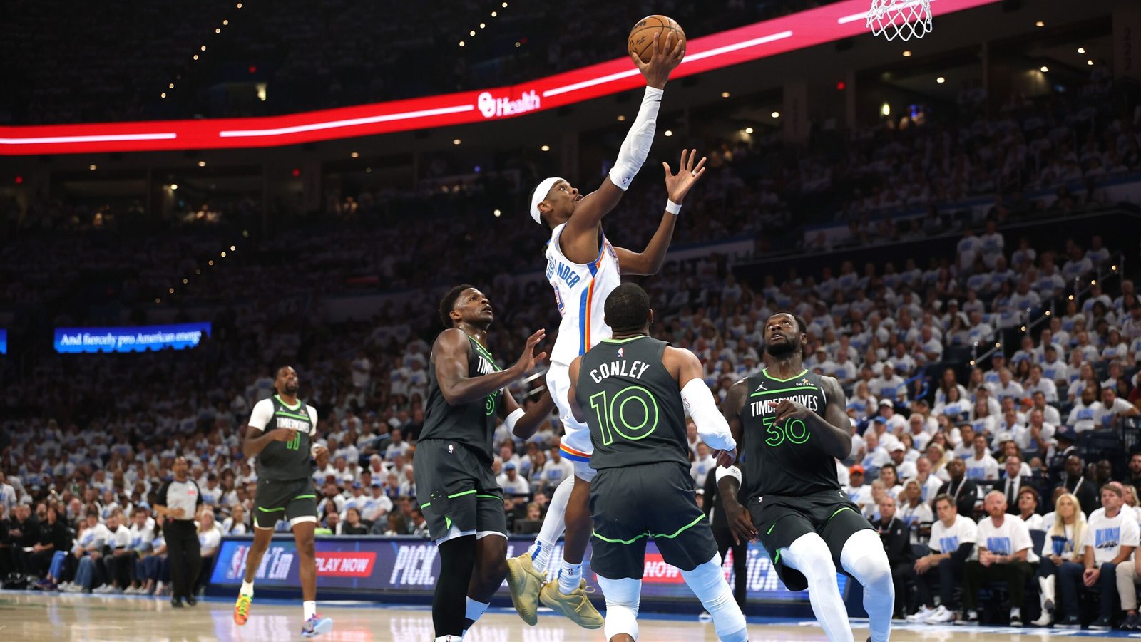 Thunder vence Timberwolves a abre vantagem nas finais do Oeste